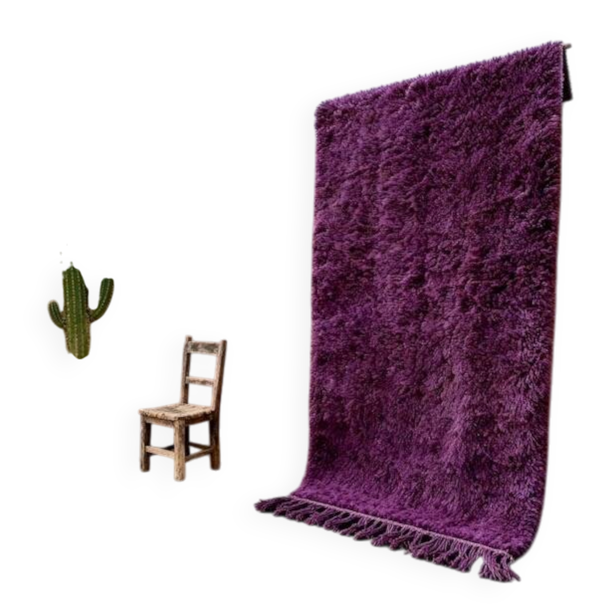 Traditional handwoven Berber rug size 250/200 cm