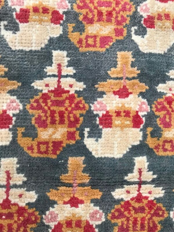 Very large carpet Algeria style done Donegal hand 292 X 686 CM