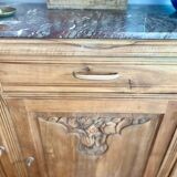 Buffet art déco en chêne massif