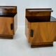 Pair of Midcentury Czechoslovakian Bedside Tables, 1940s