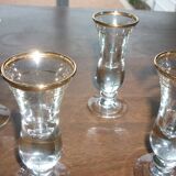 4 verres à pied de bistrot
