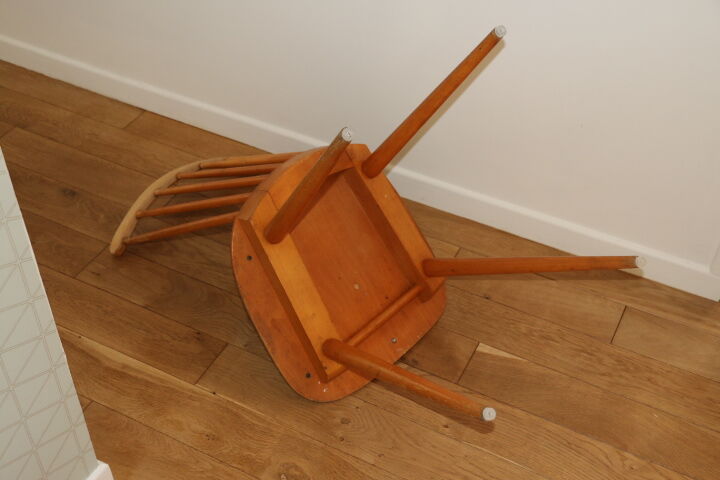 4 chairs baumann v5 skaï black light beech