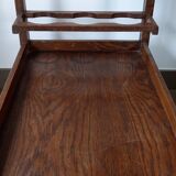 Service with chestnut wheels trolley