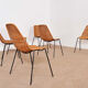 6 chairs Wicker - Gian Franco Legler - 1950
