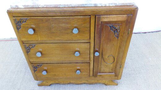 Commode avec miroir