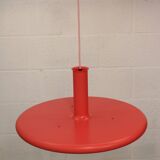 Pink Fog & Morup Optima vintage pendant lamp: Hans Due design, Denmark 1970