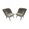 Pair of armchair Chair restored 50-60 years