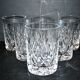 Set of 6 Lemberg Junon cut crystal whisky glasses near Chantilly