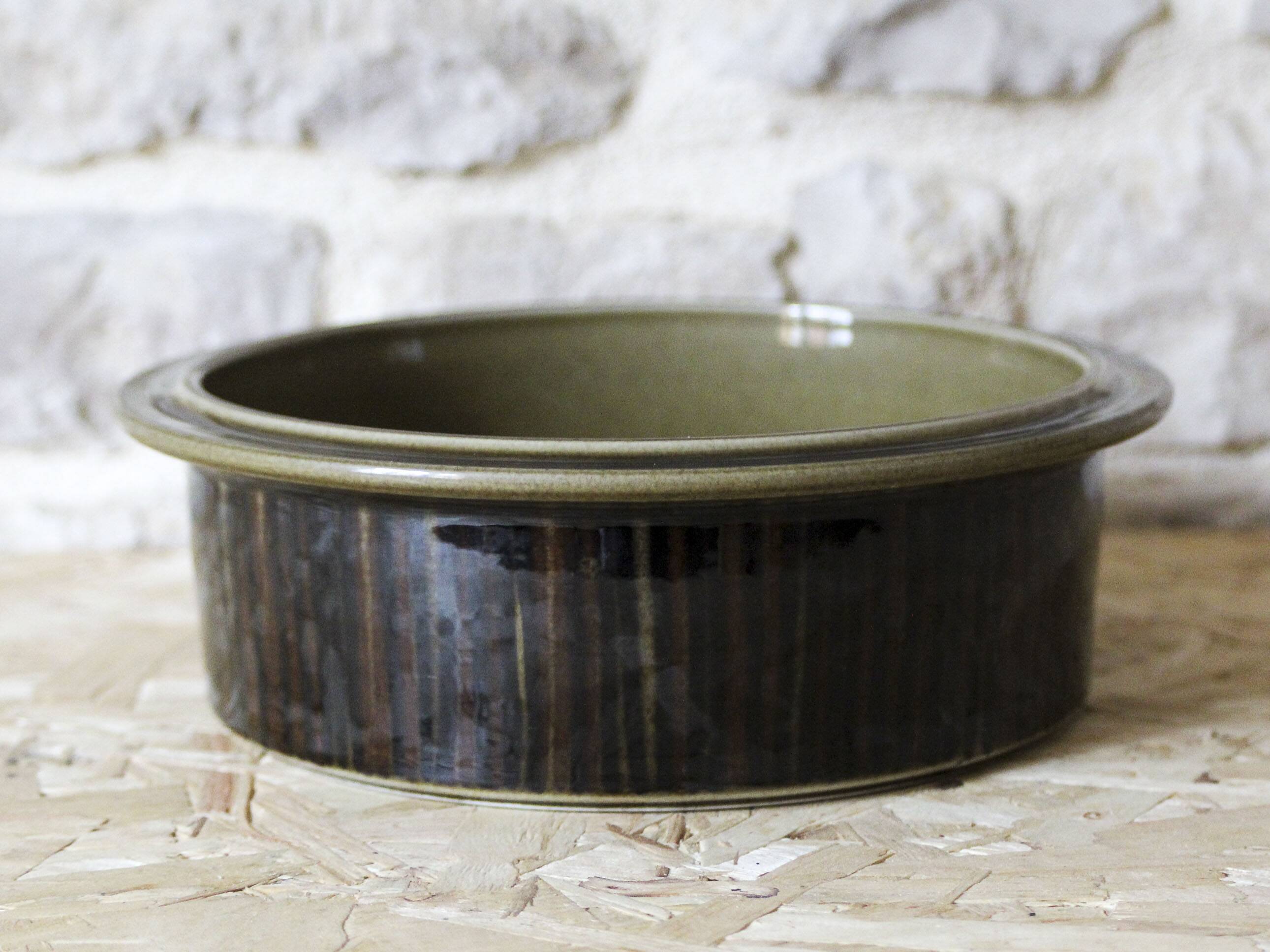 Kosmos series ceramic salad bowl by Arabia Finland