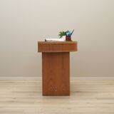 Oak desk, Italian design, 1970s, production: Italy