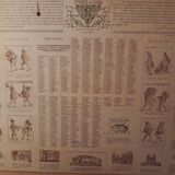 Carte historique – Plan de Paris en 1654 d'après Caspar Merian