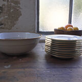 Set of plates and dessert dish Limoges