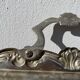 Silver metal rectangular butler tray