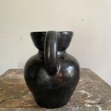 Design black vase with ears