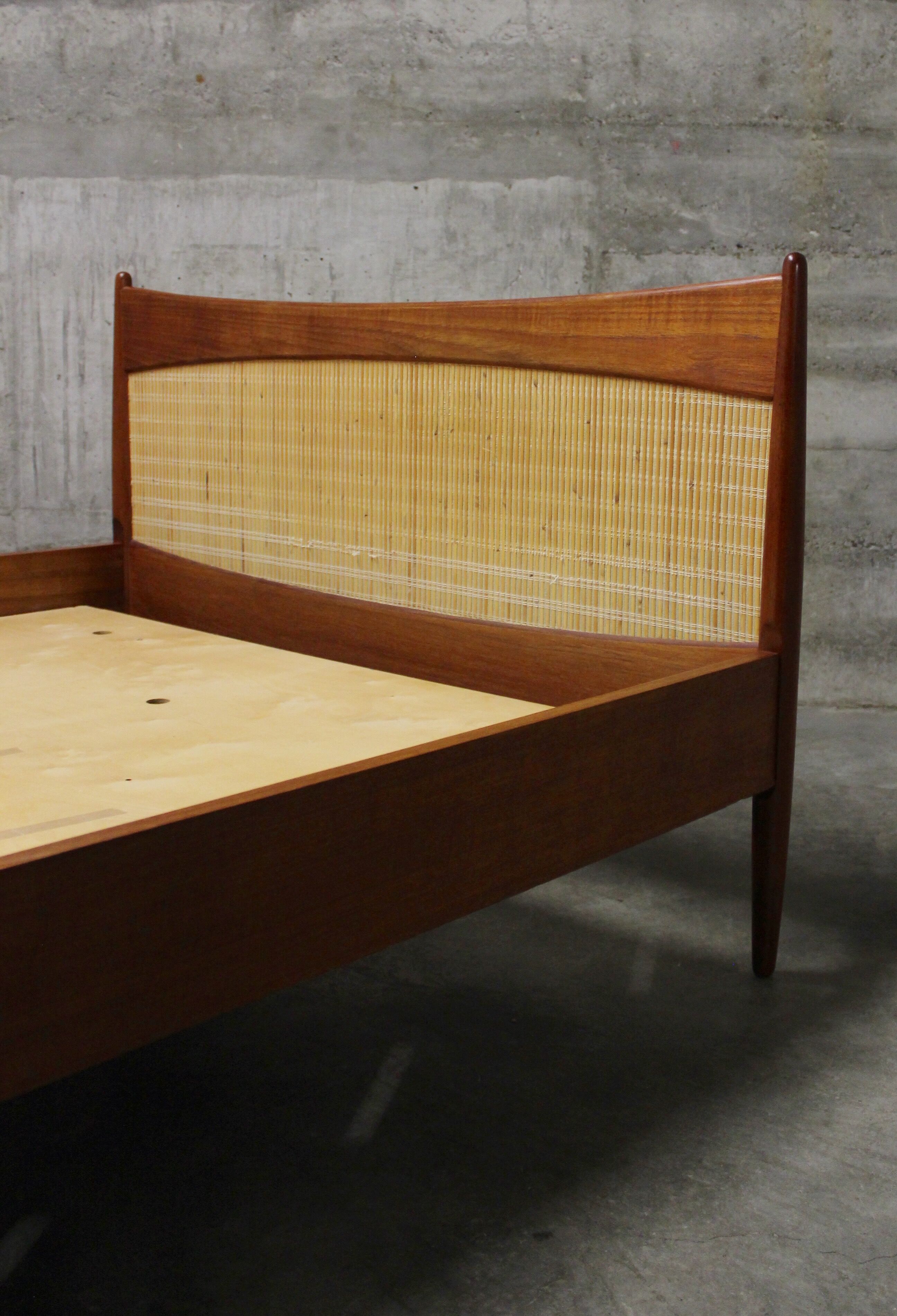 Teak Mid-Century Bed 110cm