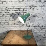 Green table lamp by Josef Hurka For Napako, 1960