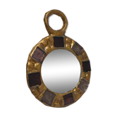 Miroir à suspendre 1960/1970 - 11x16cm