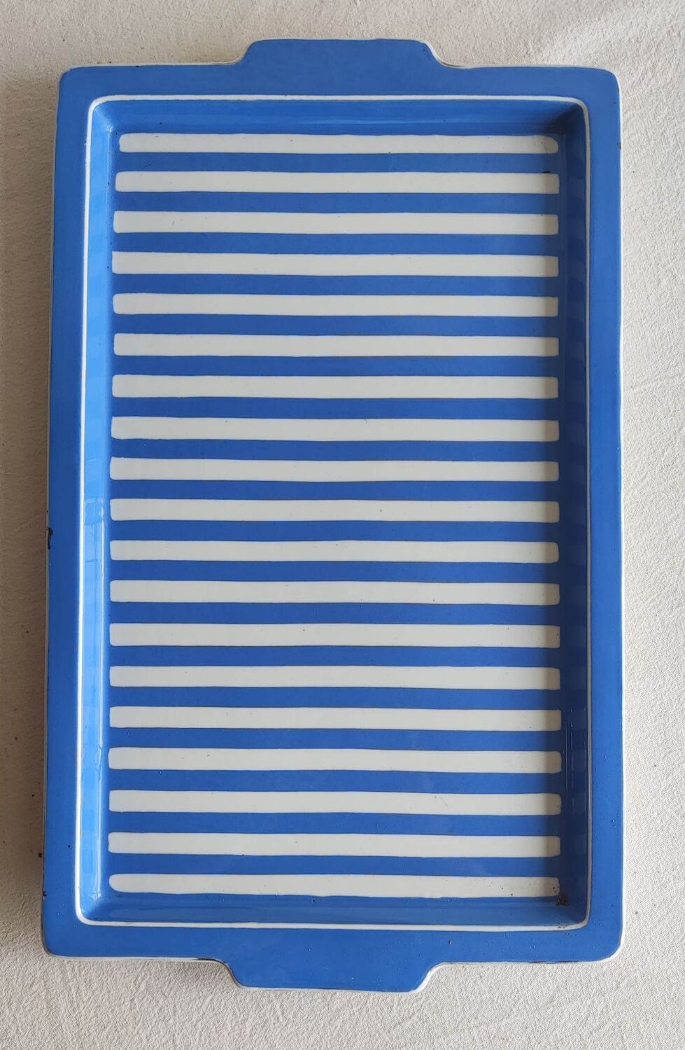 Sarguemine Fox Trot earthenware tray