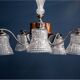 Hanging lamp, poland, mid-20th century