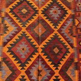 Moroccan Kilim Zayan Rug - 257 x 136 cm