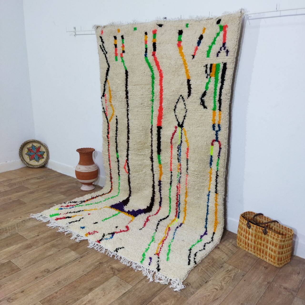 Handmade Moroccan Berber Rug 250 X 154 CM