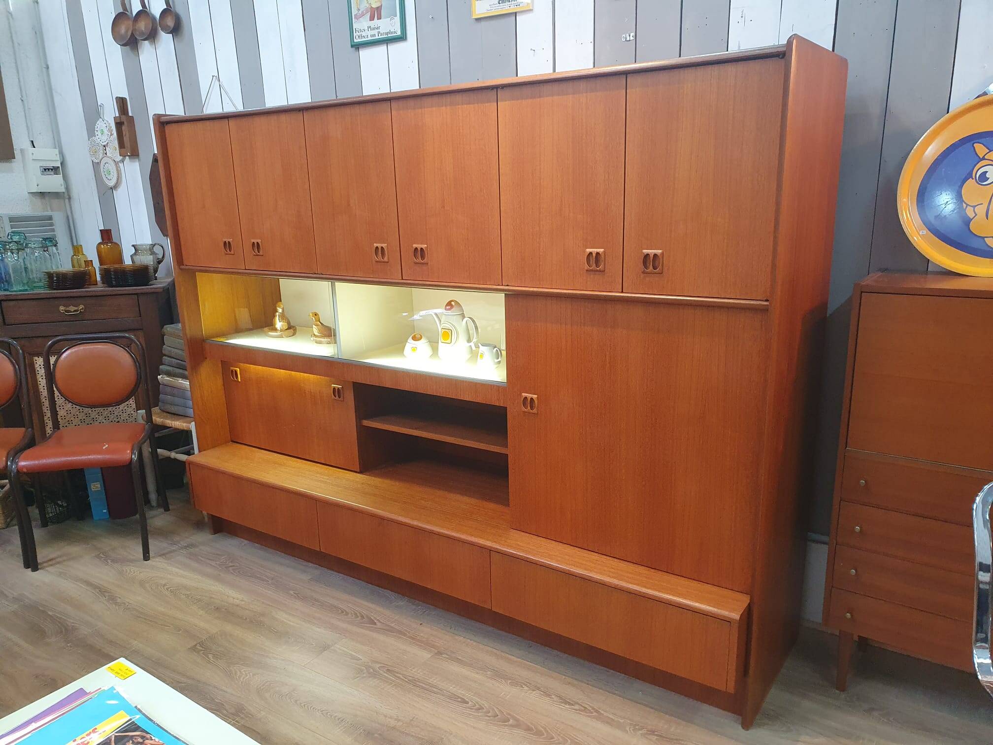 Mid-Century Buffet by lb Kofod Larsen for G Plan Danish Linke