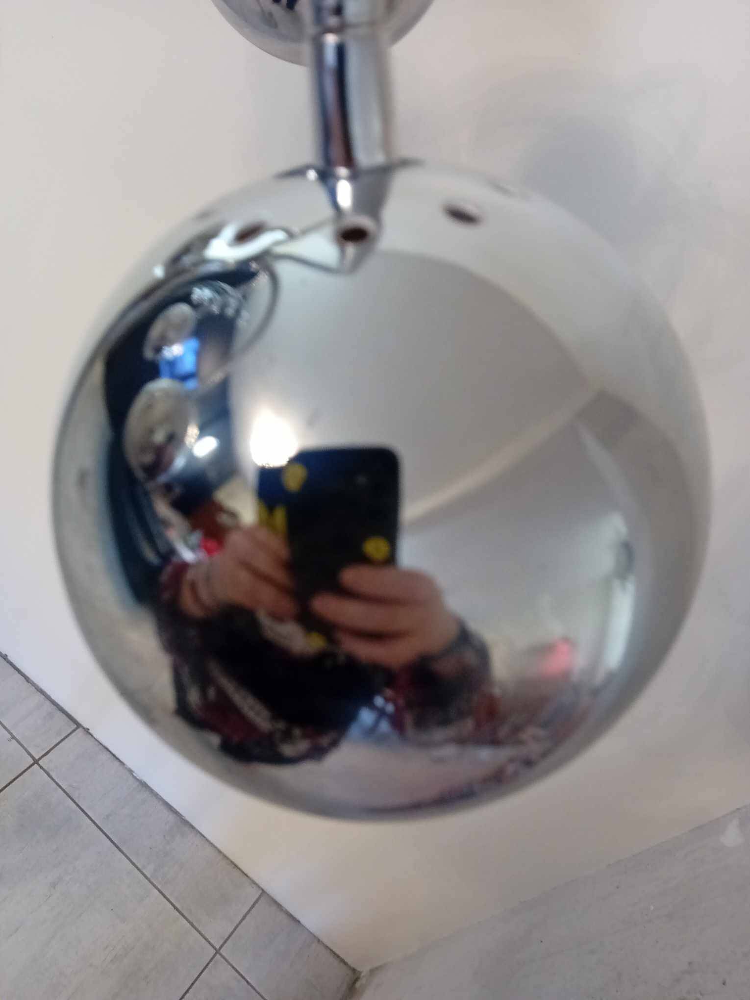 Floor lamp with 5 arms of light from the 80s