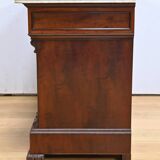 Buffet, commode, écritoire de propriété en acajou de style restauration, début XIXème