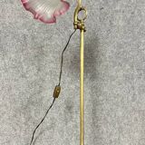 1880s period system desk lamp in gilded bronze