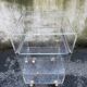 Rolling dessert trolley in plexiglass – Marais International – 1970s-1980s