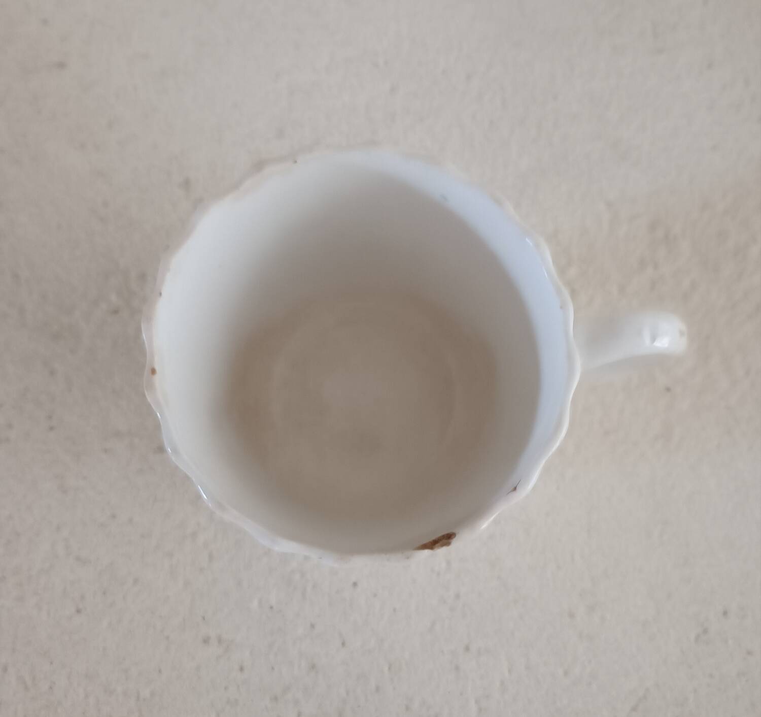 Digoin Sarreguemines iron earth mug