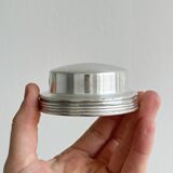 Silver-plated metal butter dish Coquillor