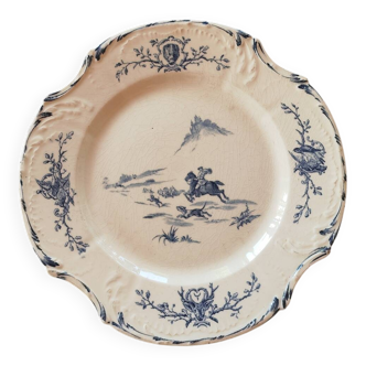 Assiette Gien XIXeme