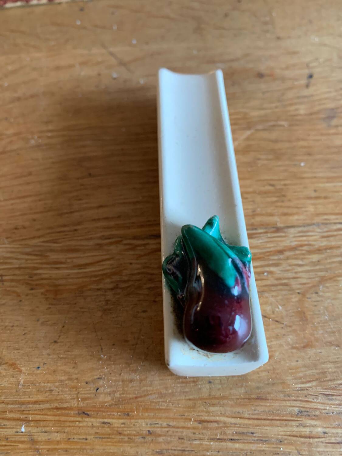 Set of 12 ceramic vegetable knife holders from Vallauris