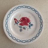 9 plates earth of iron Digoin Sarreguemines