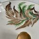 Very pretty vintage Digoin Sarreguemines fern soup tureen