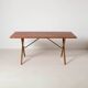 Table à manger AT-303 Sawhorse de Hans Wegner pour Andreas Tuck, Danemark, années 1960.