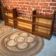Glass wall shelf