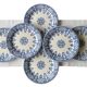 6 old flat plates in Gien earthenware