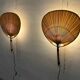 Pair Of Ingo Maurer Uchiwa III Wall Lamps For M-Design, 1973