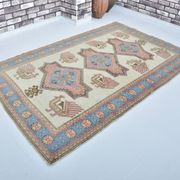 Tapis floral anatolien noué à la main sku 3430