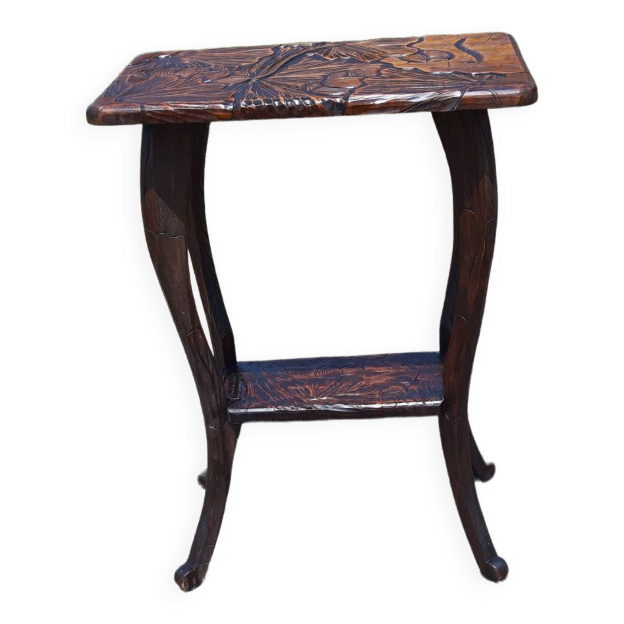 Art Nouveau Wood Tablet