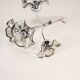 SILVER & GLASS TRIPLET HANGLAMP