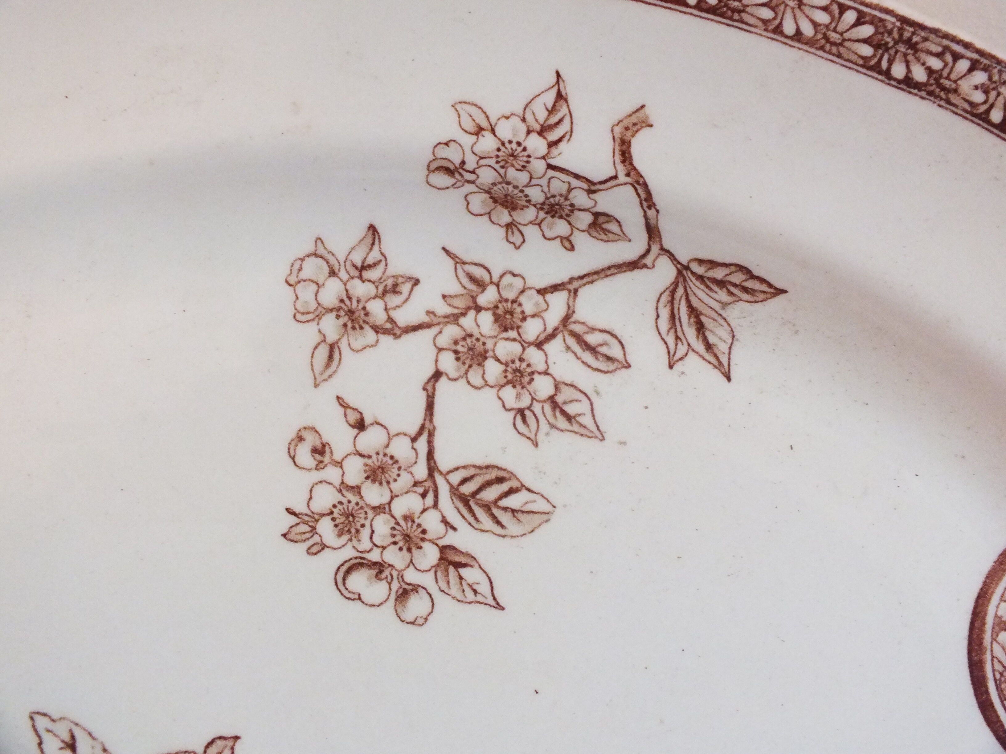 Old dish in Iron Land - Marguerite décor