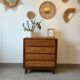 Commode vintage chene foncé