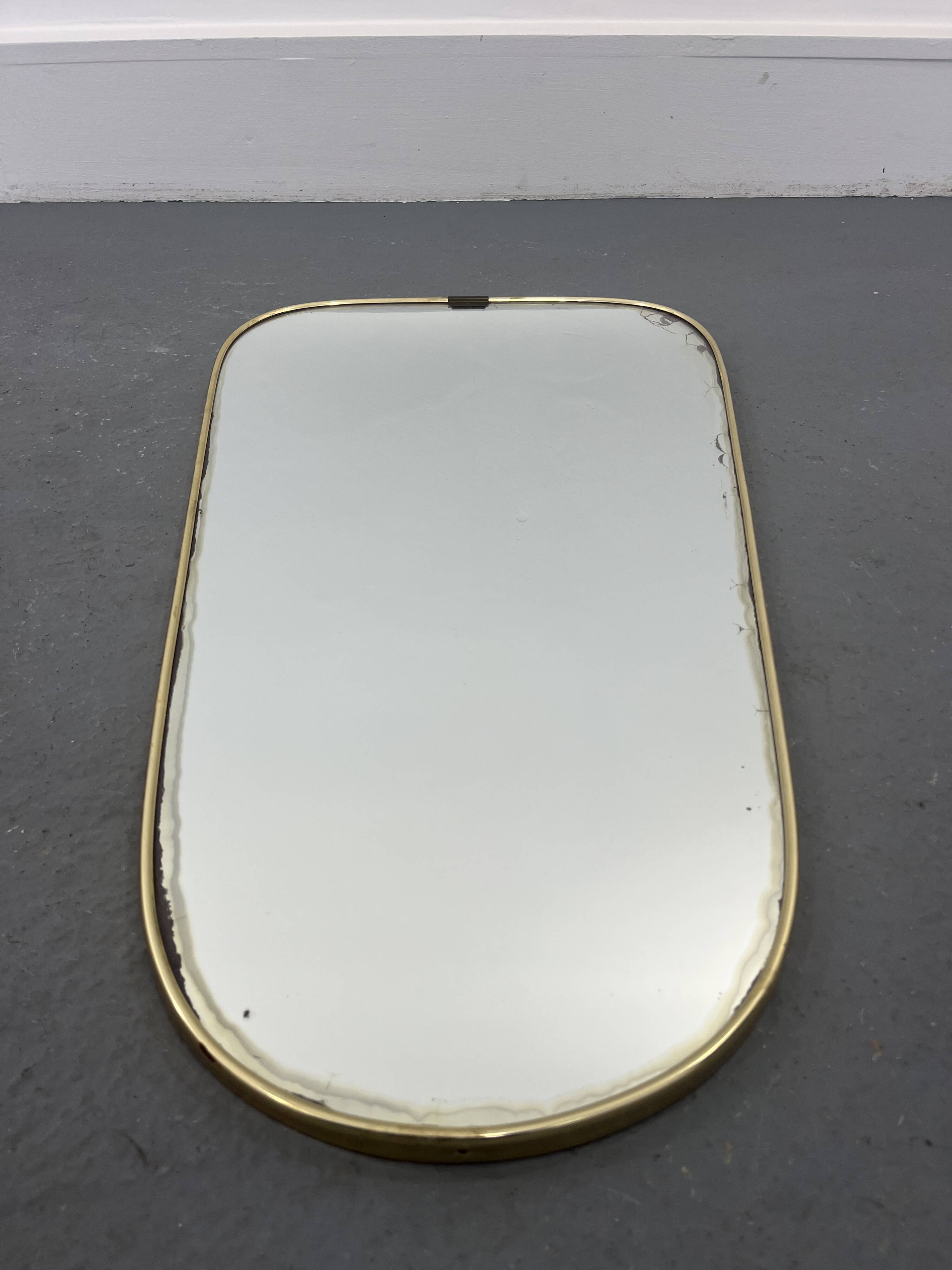 Rockabilly mirror 1970s 39x70cm