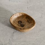 Small Vintage Swedish Wooden Sculptural Bowl in Birch, 1900s