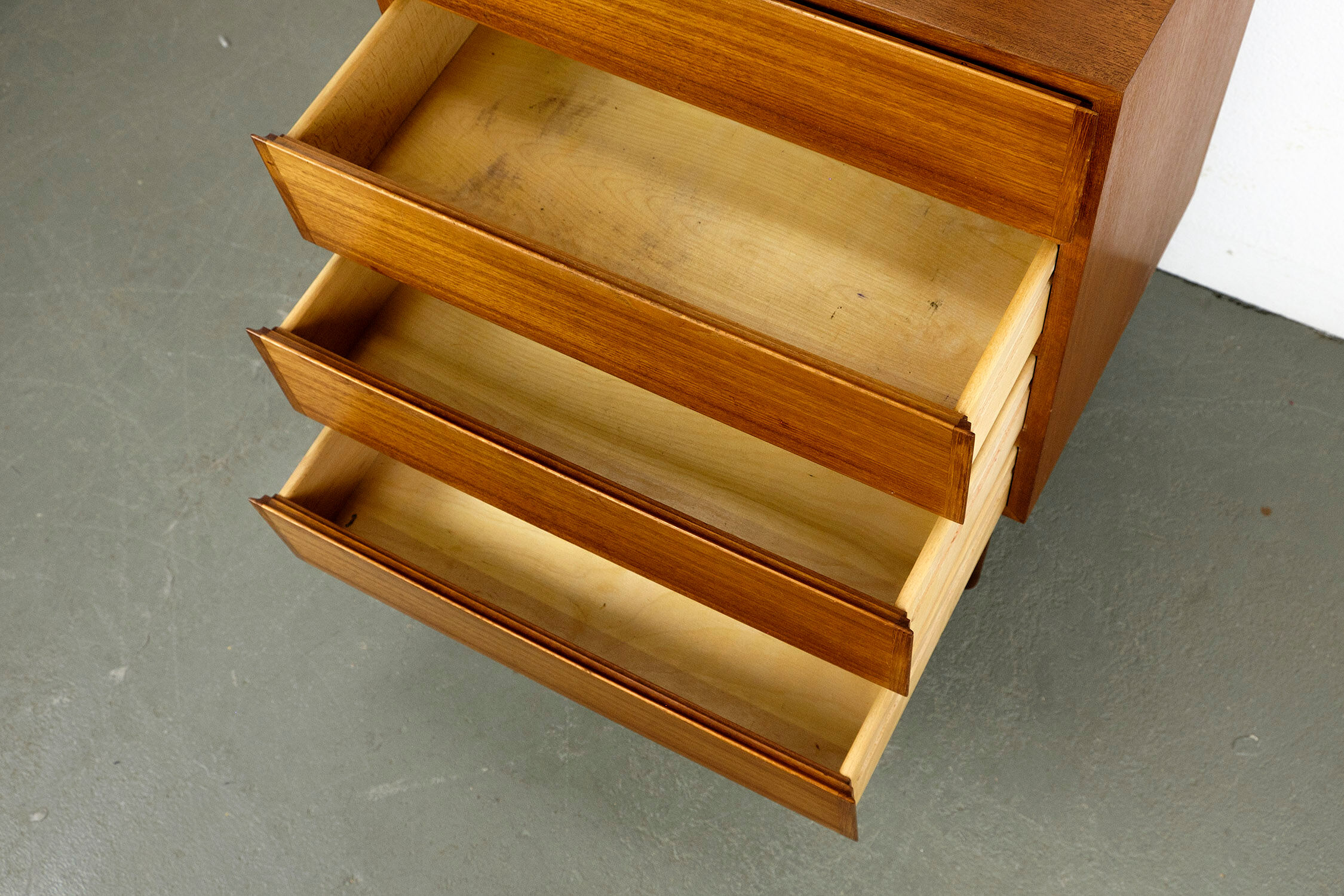Teak chest of drawers from Omann Jun, 1960s