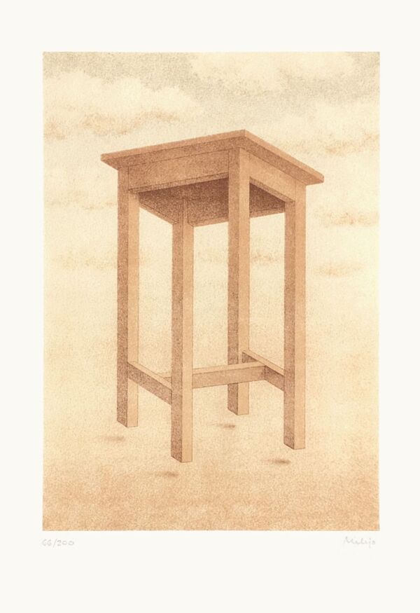 La petite table haute par Belic Milija