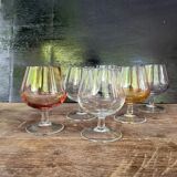 Arques crystal cognac glasses